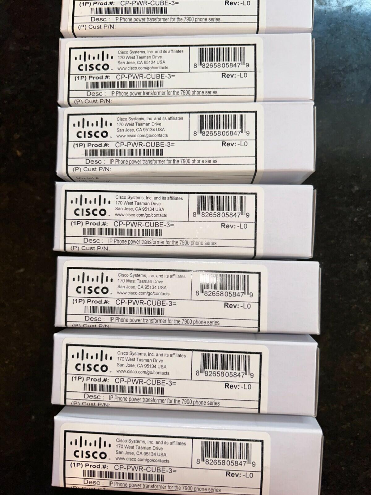 Cisco CP-PWR-CUBE-3 Power Supply Cube Adapter for Cisco 7900 Series IP Phone