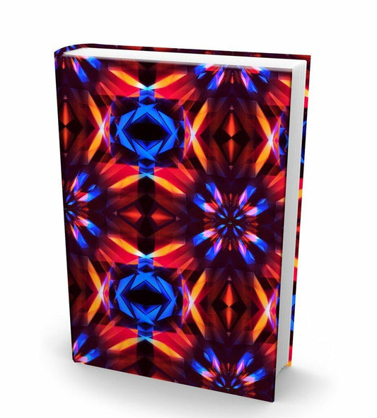 Book Sox Stretchable Book Cover: Fits Most Hardcover Textbooks up to 9" x 11". Adhesive-Free, Nylon Fabric School Book Protector. Easy to Put On. Washable & Reusable Jacket. (Crystallized)