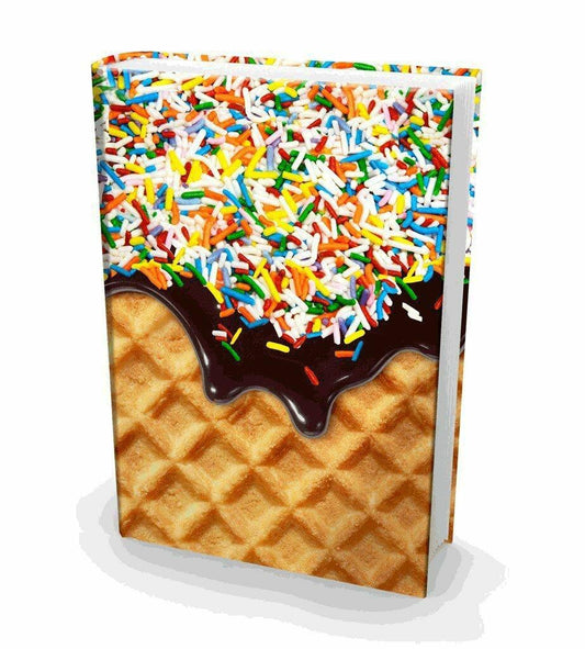 Book Sox Stretchable Book Cover: Jumbo Sprinkles Print. Fits Most Hardcover Textbooks up to 9 x 11. Adhesive-Free, Nylon Fabric School Book Protector. Easy to Put On. Washable & Reusable Jacket.