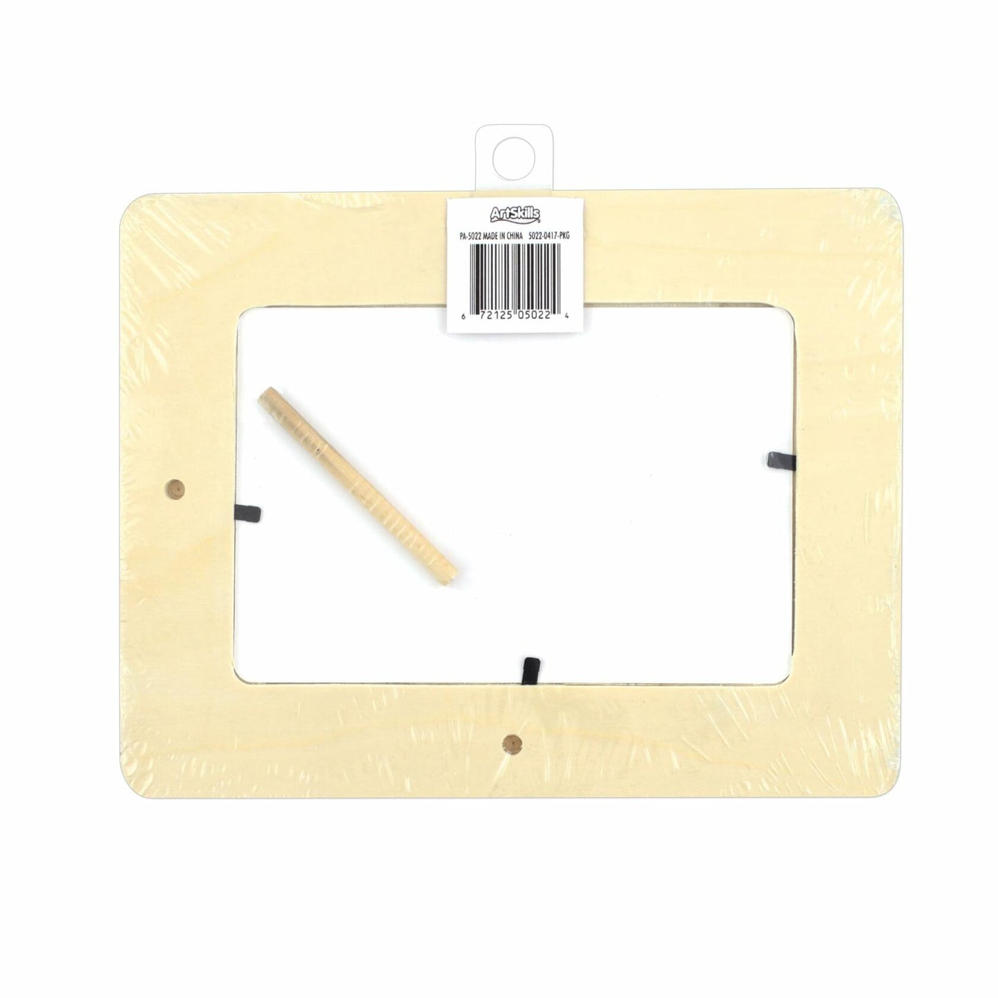 Artskills® Wood Frame, 6 3/4" x 8 3/4", Tan