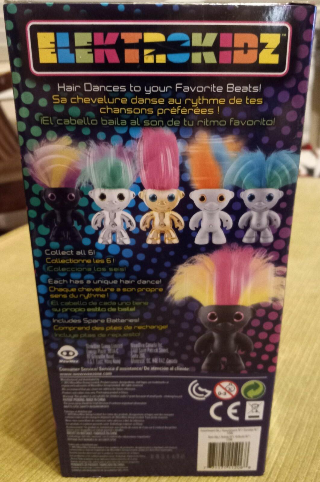 ELEKTROKIDZ TROLL DANCING RAINBOW HAIR DOLL NEW