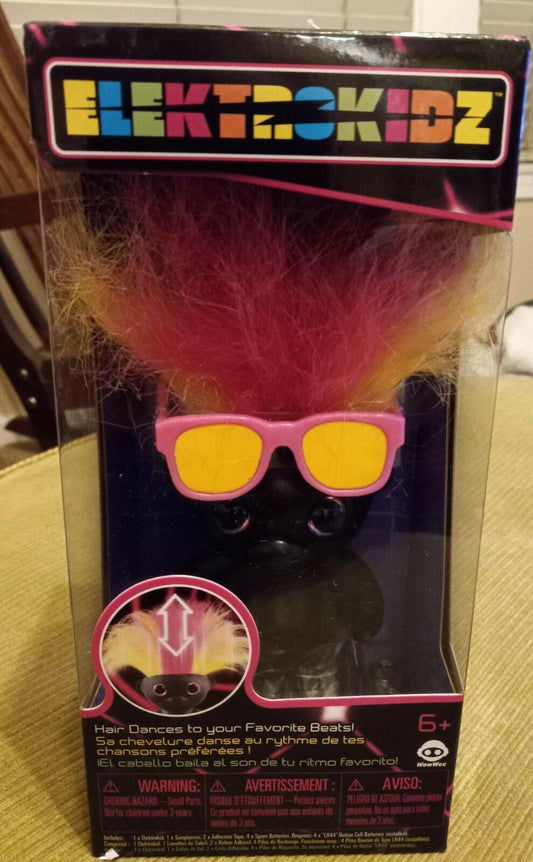 ELEKTROKIDZ TROLL DANCING RAINBOW HAIR DOLL NEW