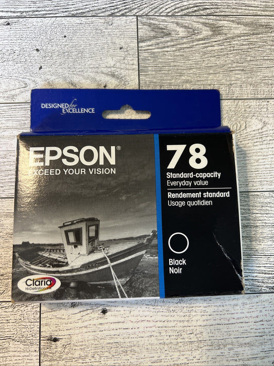 Epson 78 Black Ink Cartridge Expires 02.2023 Genuine New Sealed T078120