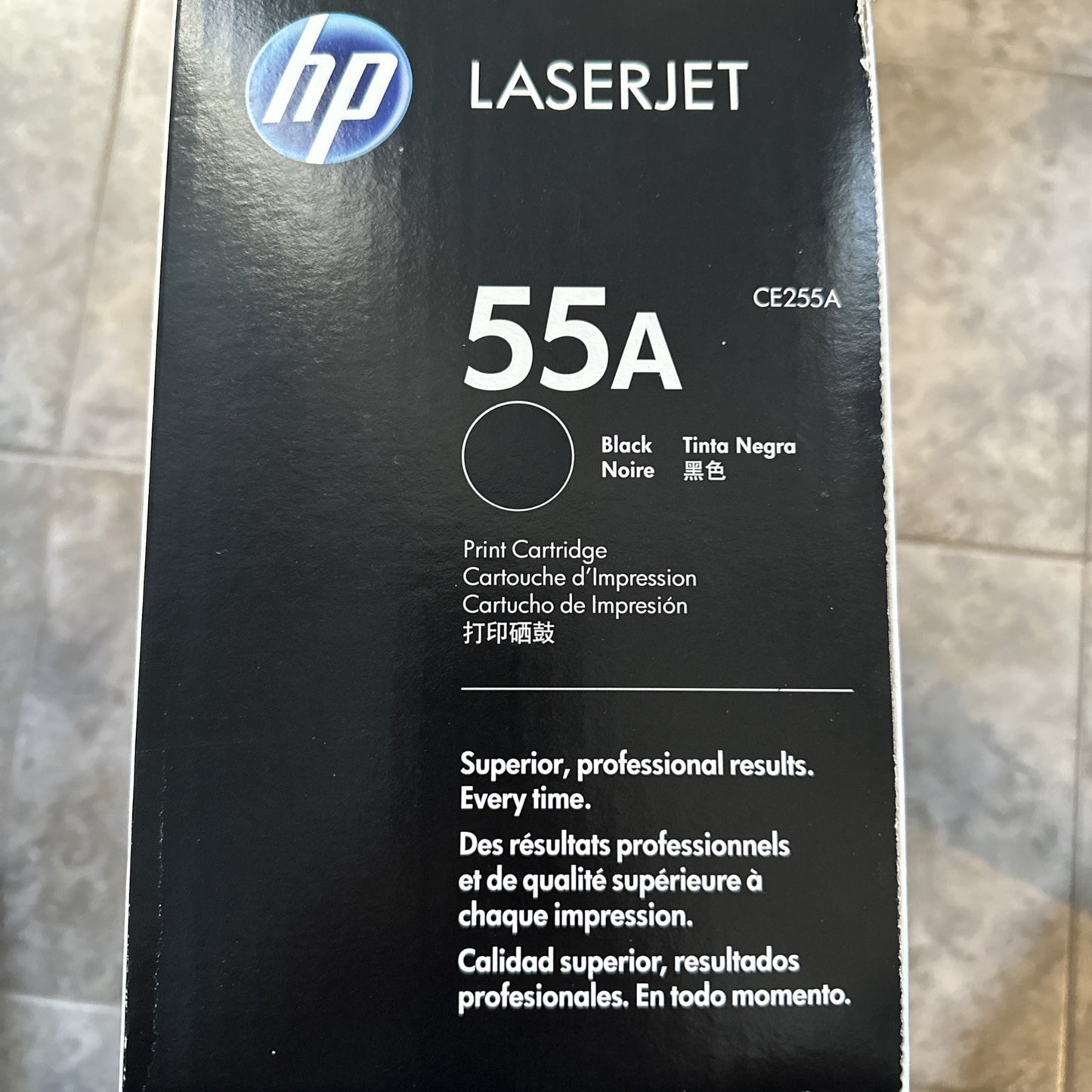 Original HP LaserJet CE255A 55A Black Printer Toner Cartridge