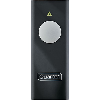 Quartet Slimline Laser Pointer, Class 2, Small Venue, Black