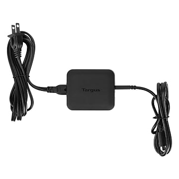 Targus - 65W USB-C/USB-A Laptop Charger - Black