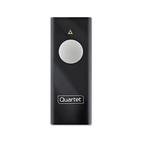 Quartet Slimline Laser Pointer, Class 2, Small Venue, Black