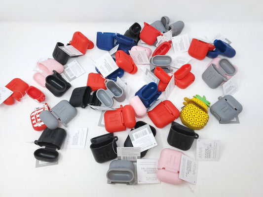 ATIVA Airpod 1&2 Silicone carry cases - Lot of 40 - Mixed colors - New