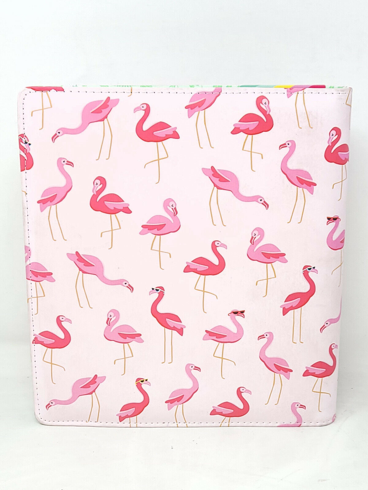 American Crafts Damask Love Colorfun Planner 8.5 x 9.5 Flamingo Boss Horizontal