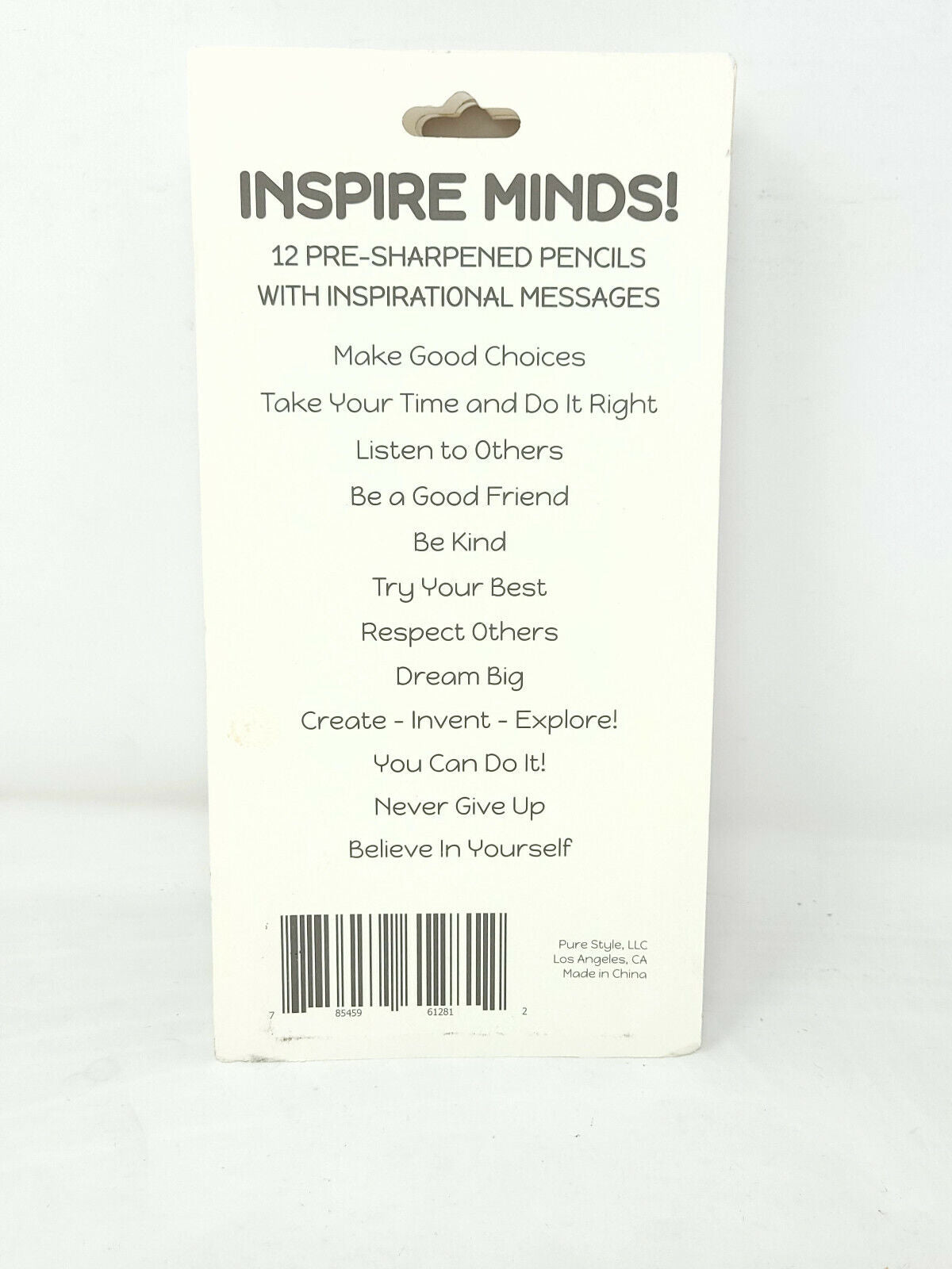 4x Inspire Minds Pencils 12 Pcs No. 2 HB Colorful Sharpened NEW Inspirational