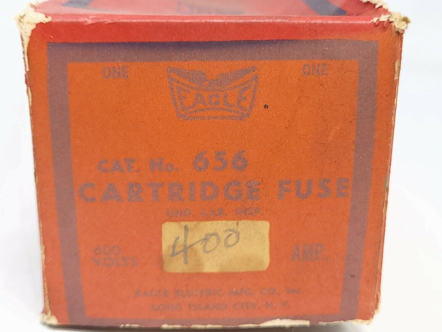 Eagle Fuses 400A 600 Volts - CAT No. 656 - NOS - Damaged box