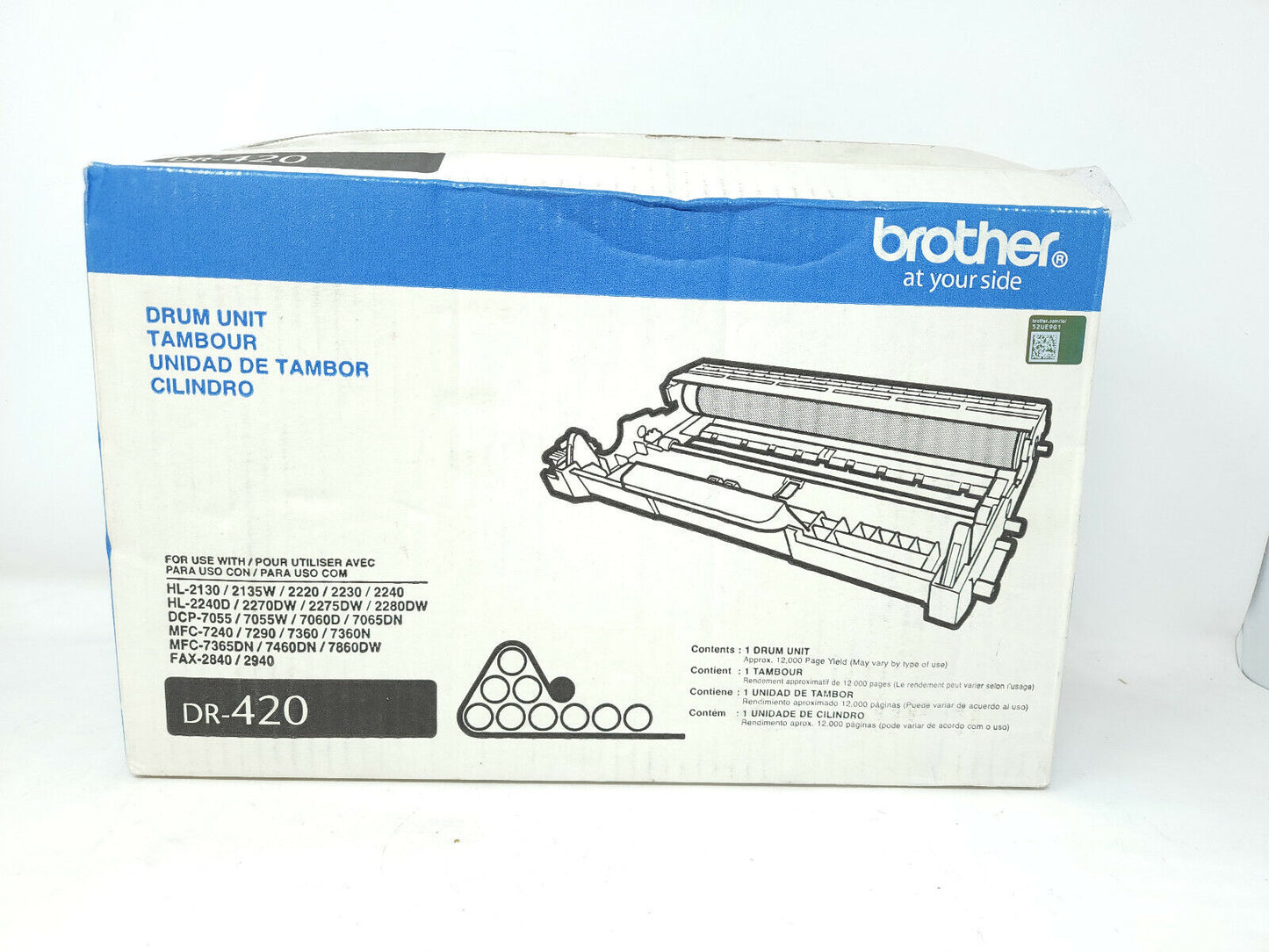 Brother HL-2270DW Drum Unit (DR420) 12000 Pages - NEW worn box