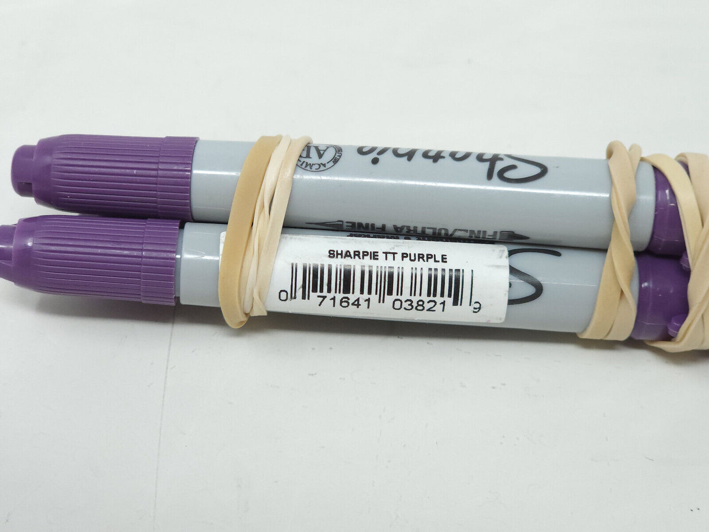 3x Sharpie TwinTip Fine & Ultra Fine Pt Purple Permanent  Markers 1972247 - New