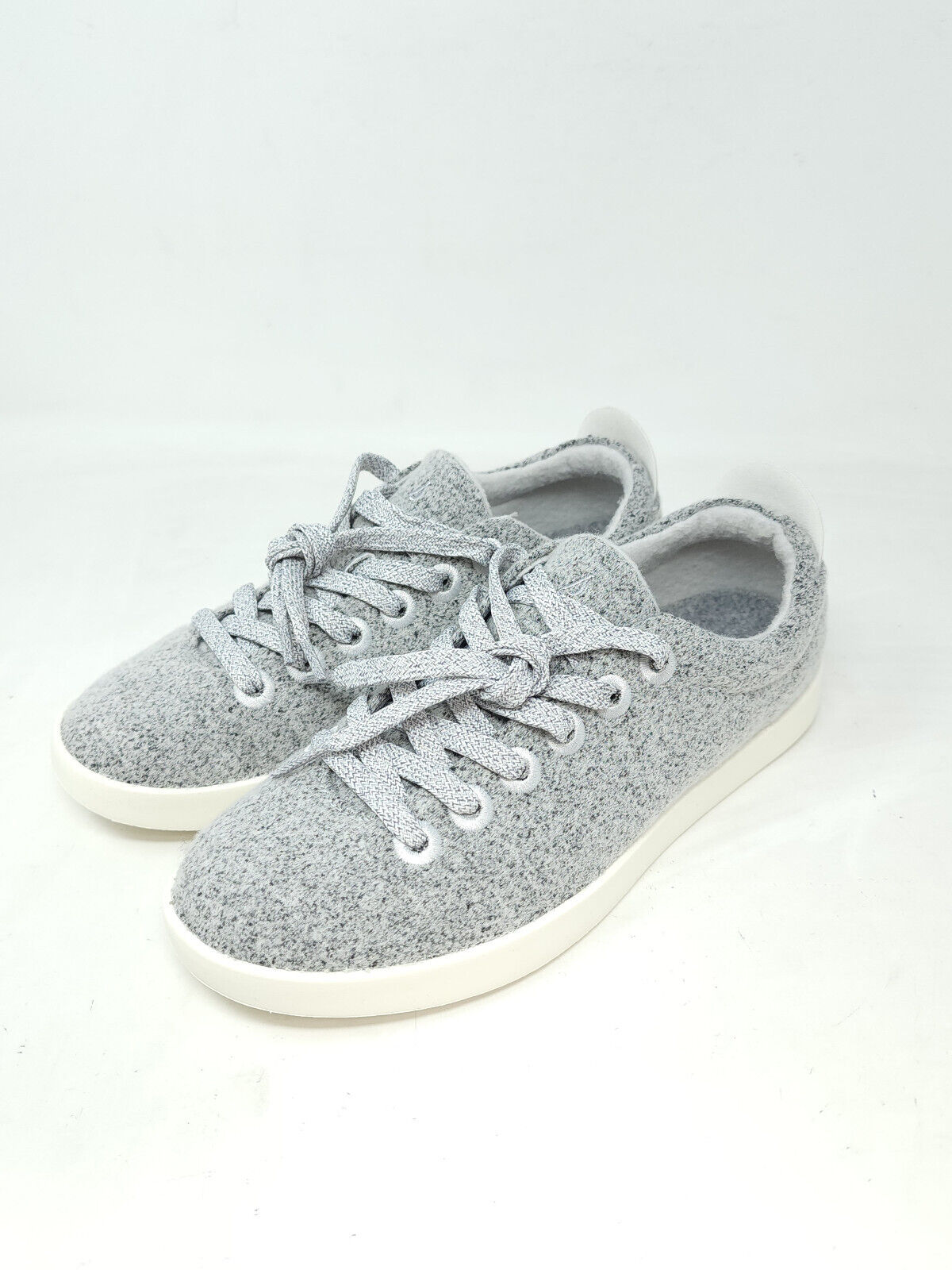 NEW Allbirds Wool Pipers Heather Dapple Gray Lace Up Tennis Shoes Women's Size 8