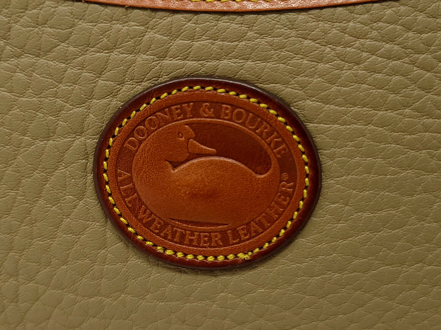 Genuine - Dooney & Bourke Purse - Taupe Leather - New With Tags - NWT - Harris