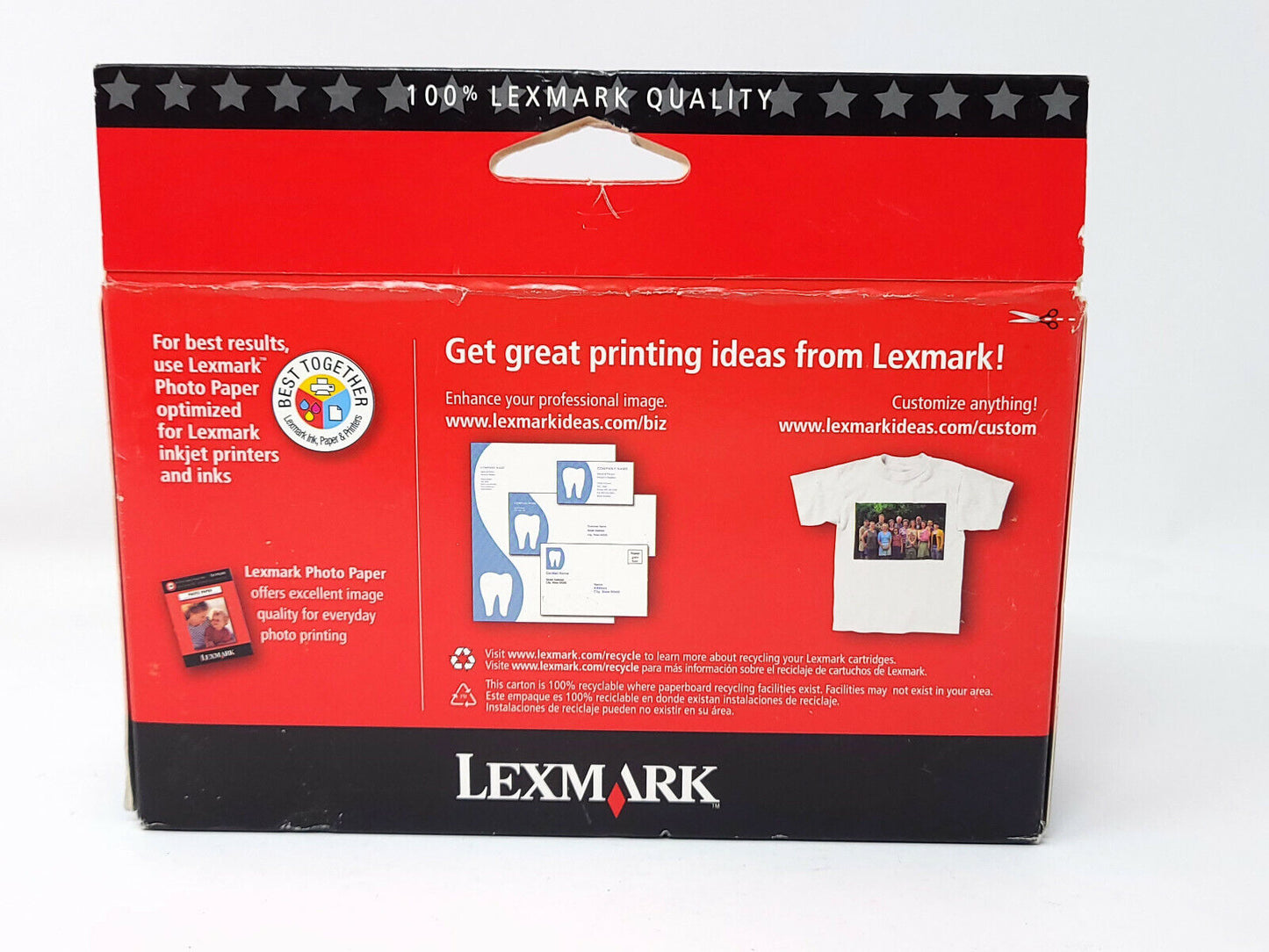 Genuine Lexmark Combo Pack 82 Black 83 Color Ink Cartridge 2-Pack - New in Box