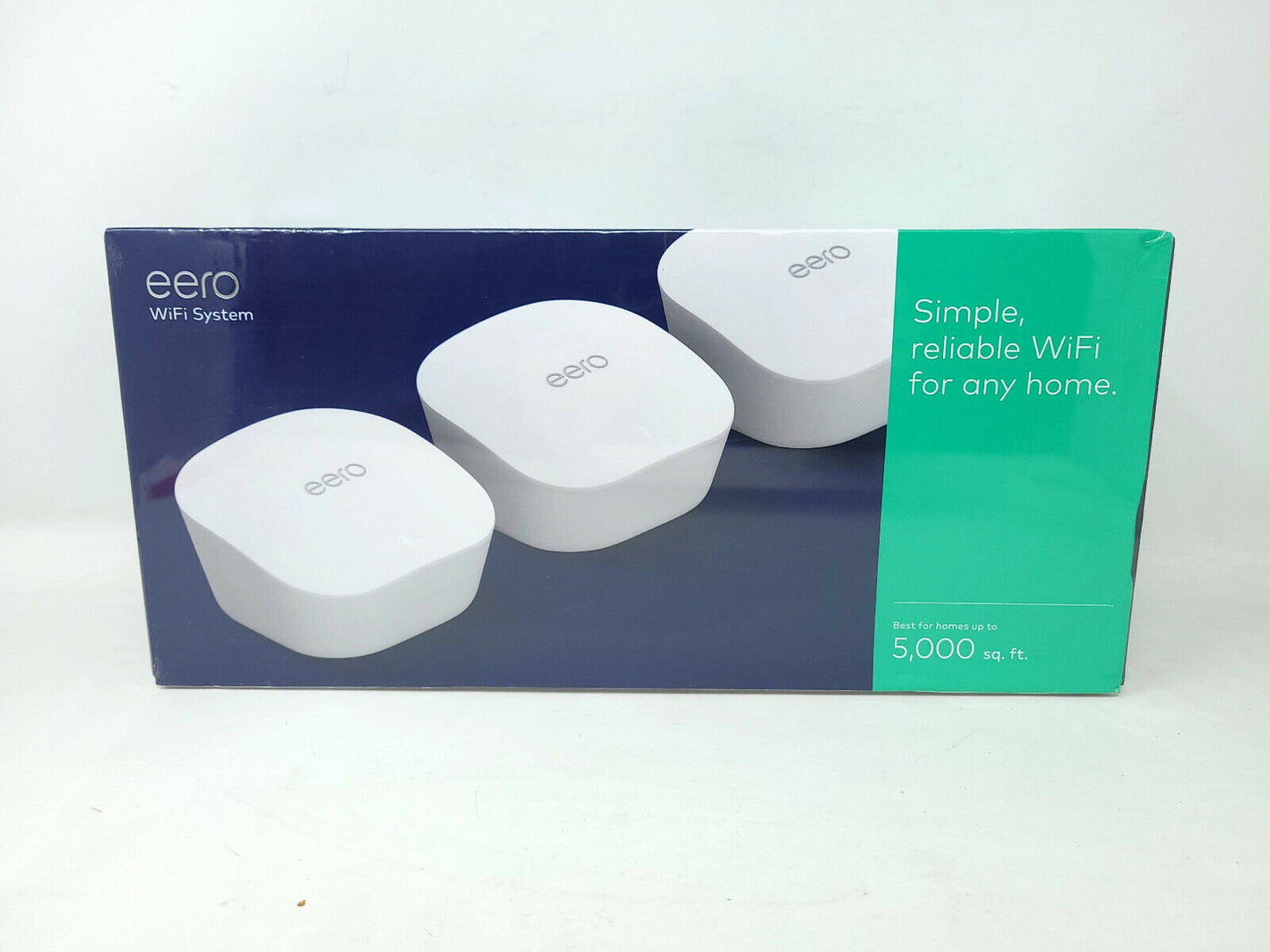 Eero Mesh WiFi Router System~ 3rd Gen~5,000 sq ft. Coverage~ 3 Pack~ NEW SEALED