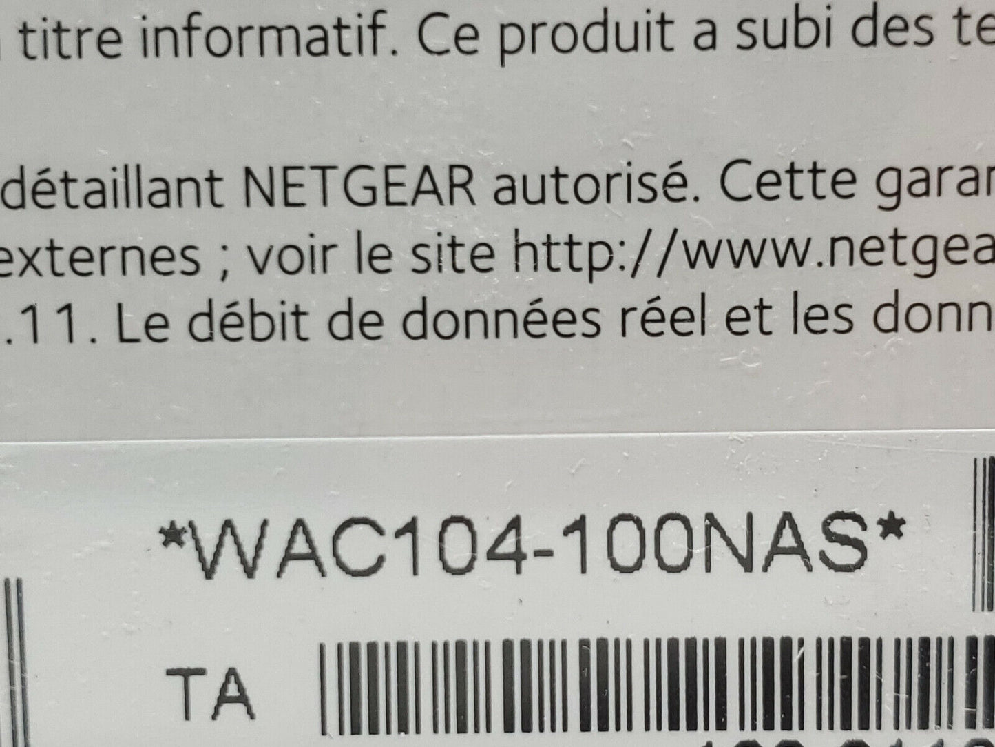 NETGEAR WAC104 - Dual-Band AC1200 AP 4 x 1G Ethernet Ports 802.11ac - New