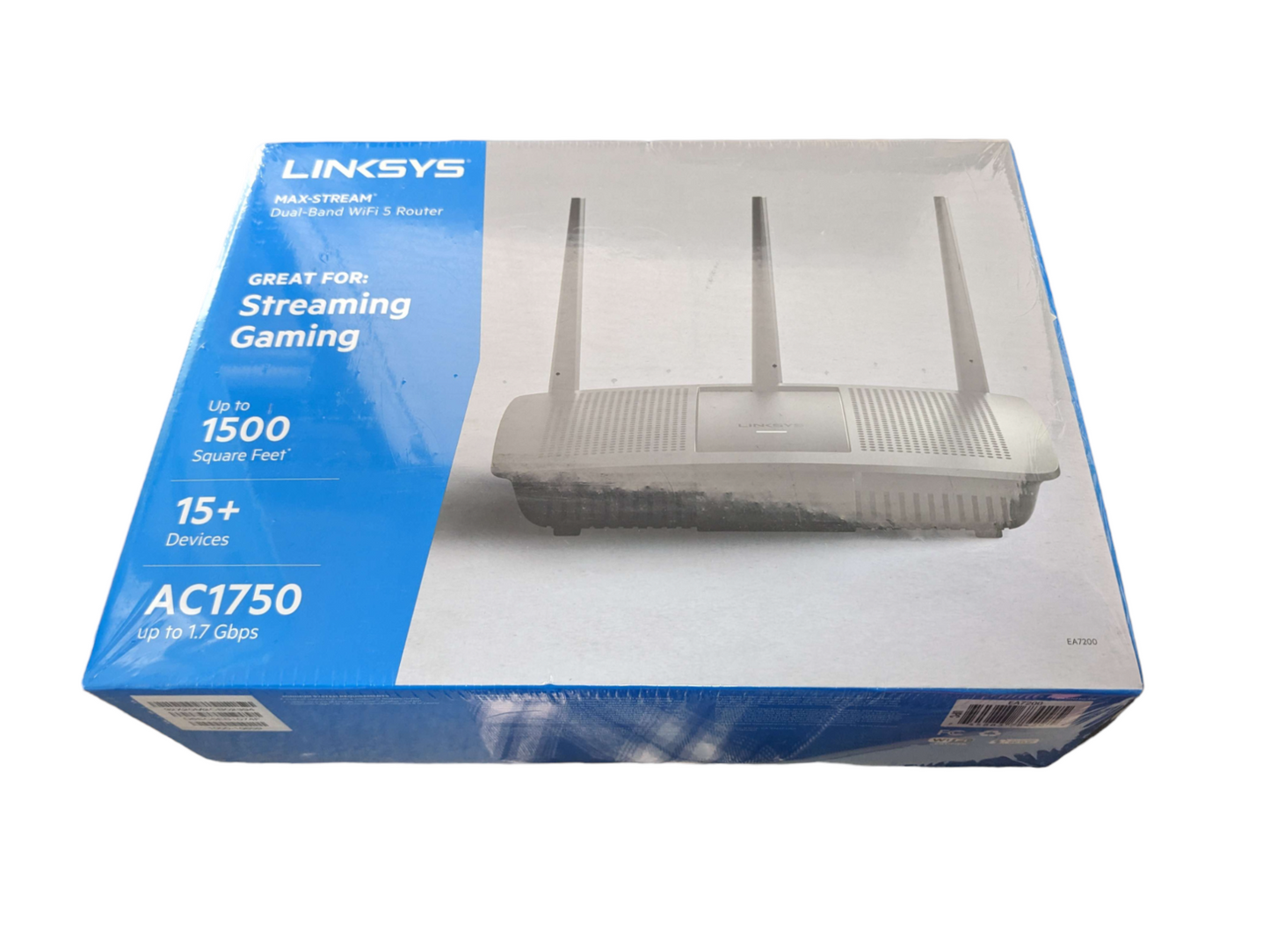 Linksys Max-Stream AC1750 Dual-Band Wi-Fi 5 Router (EA7200). NEW SEALED