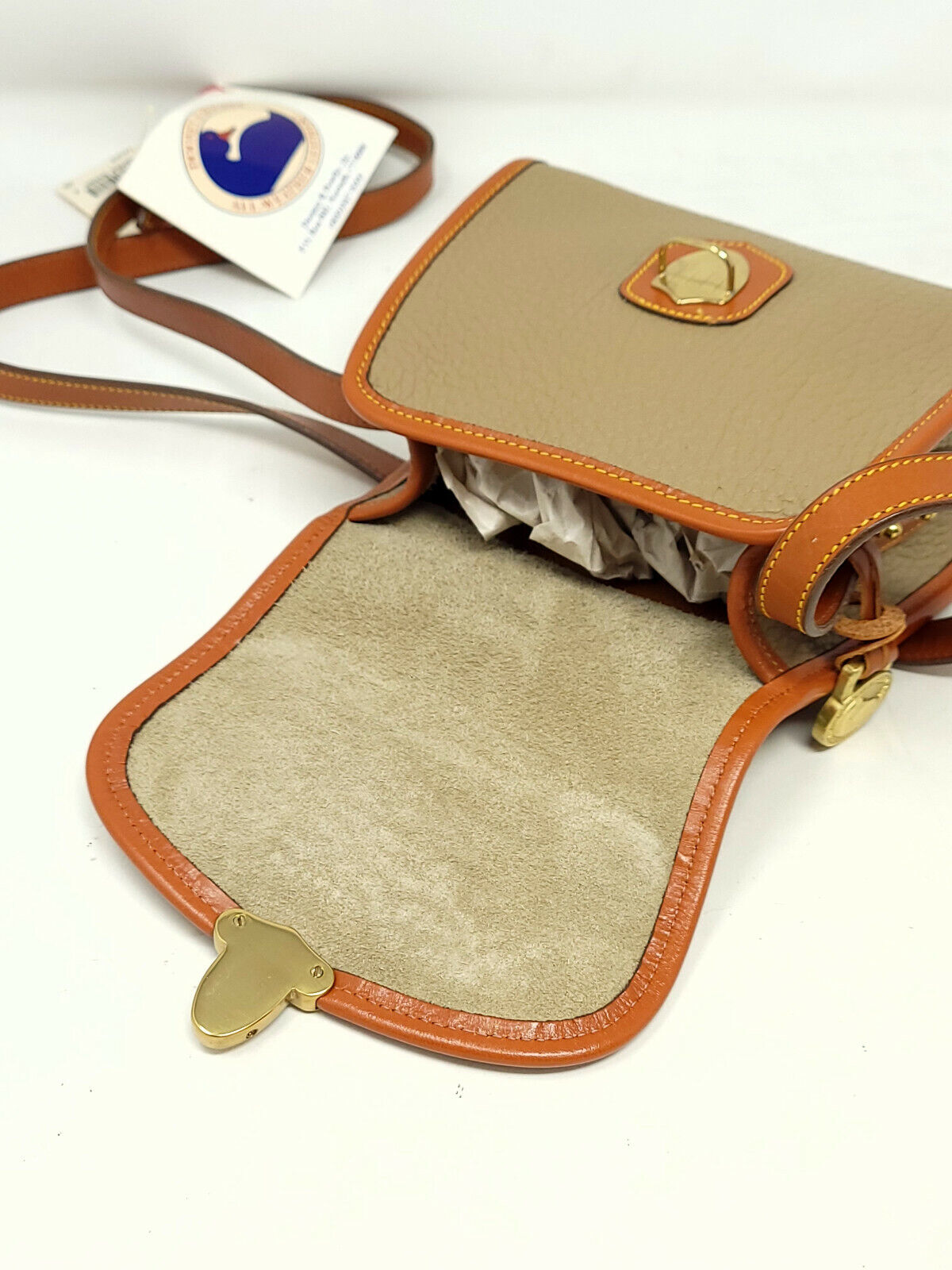 Genuine - Dooney & Bourke Purse - Taupe Leather - New With Tags - NWT - Harris