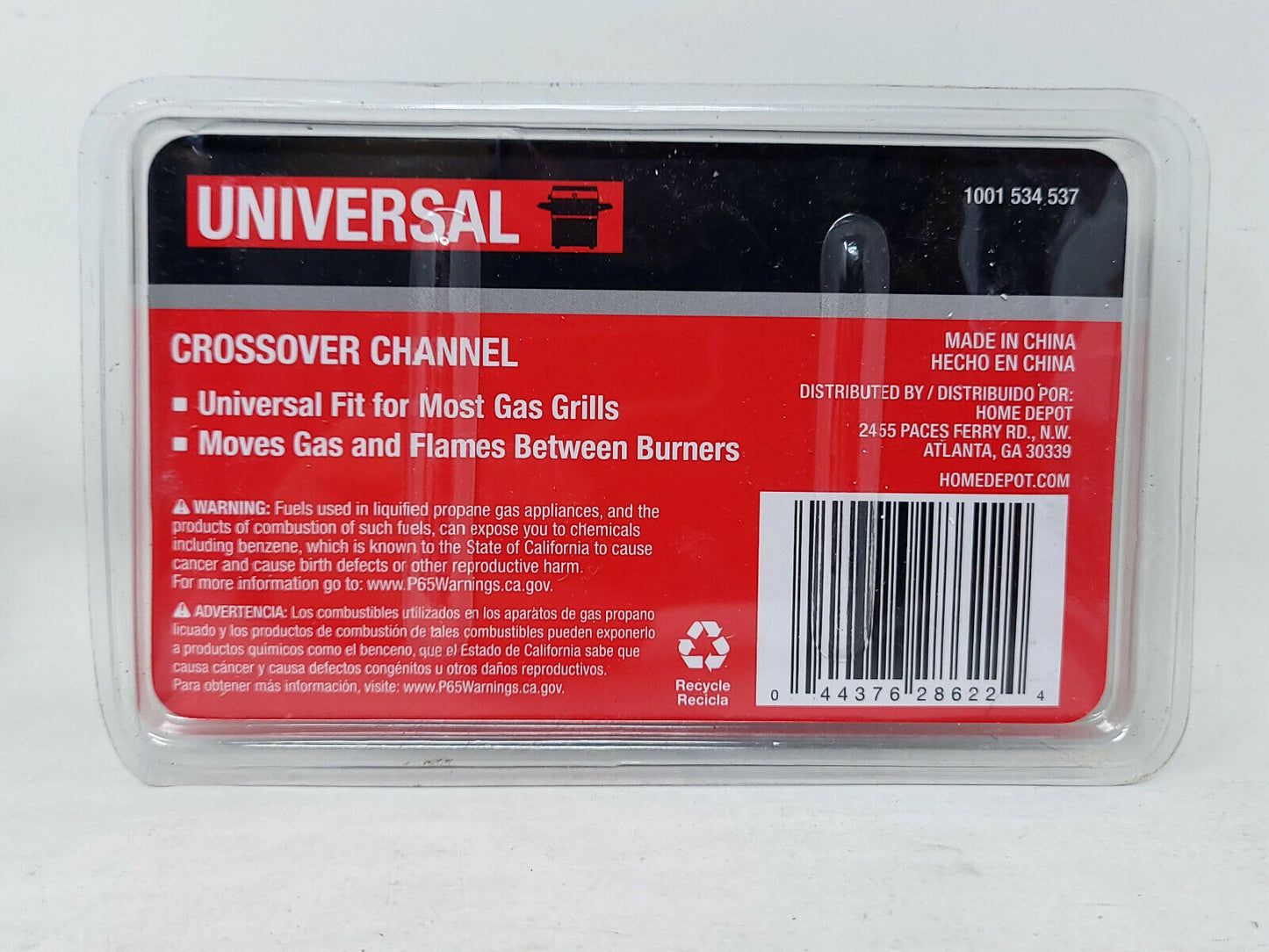 Lot of 2x Universal Crossover Channel Kit Fits Most Gas Grills - NEW