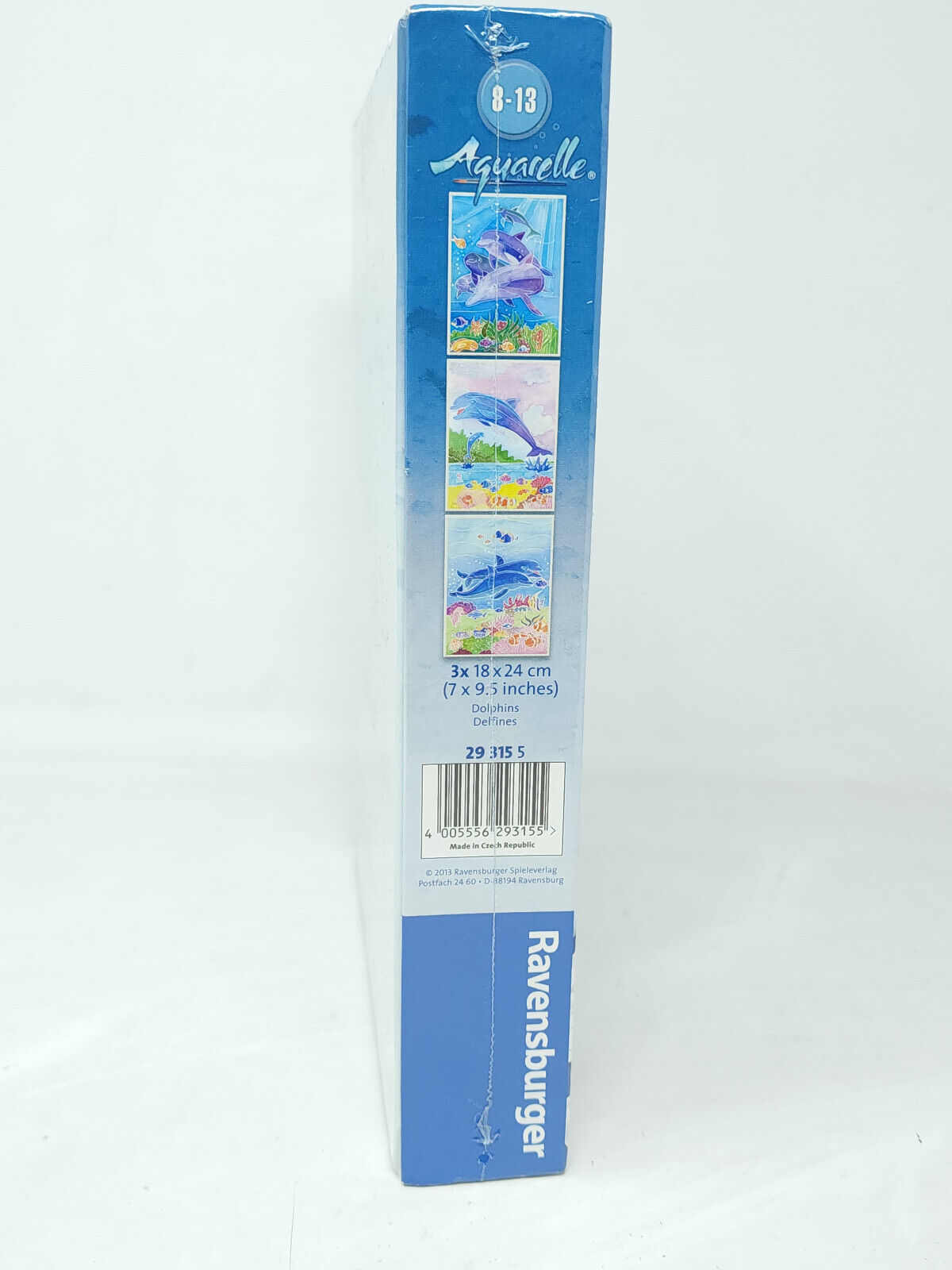 Ravensburger Aquarelle Watercolors Made Easy Set Dolphins  - Brand NEW Sealed