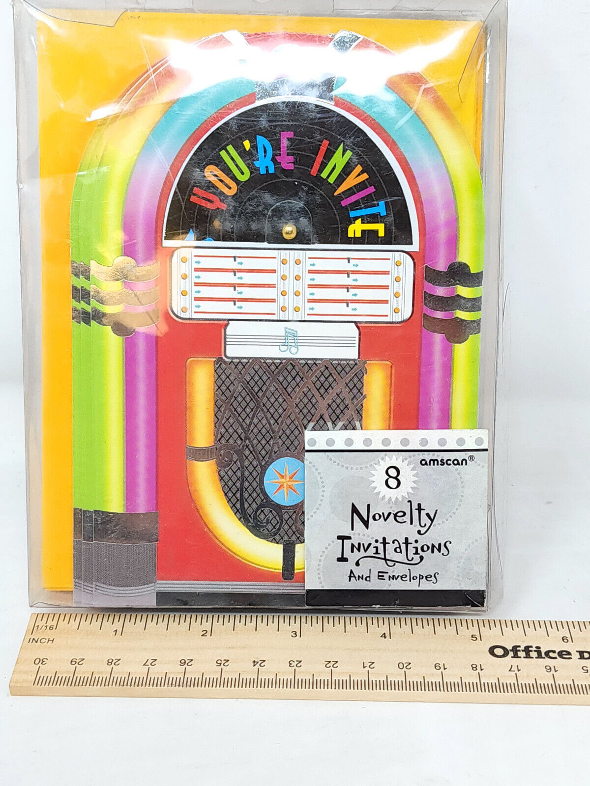 16 JUKEBOX PARTY INVITATIONS Rock & Roll Music 50s 60s 70s Oldies Classic Cards