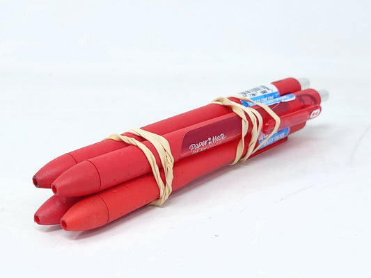 4x Papermate Inkjoy Gel Retractable Pen - 0.7 Mm Pen Point Size - Red Gel Ink