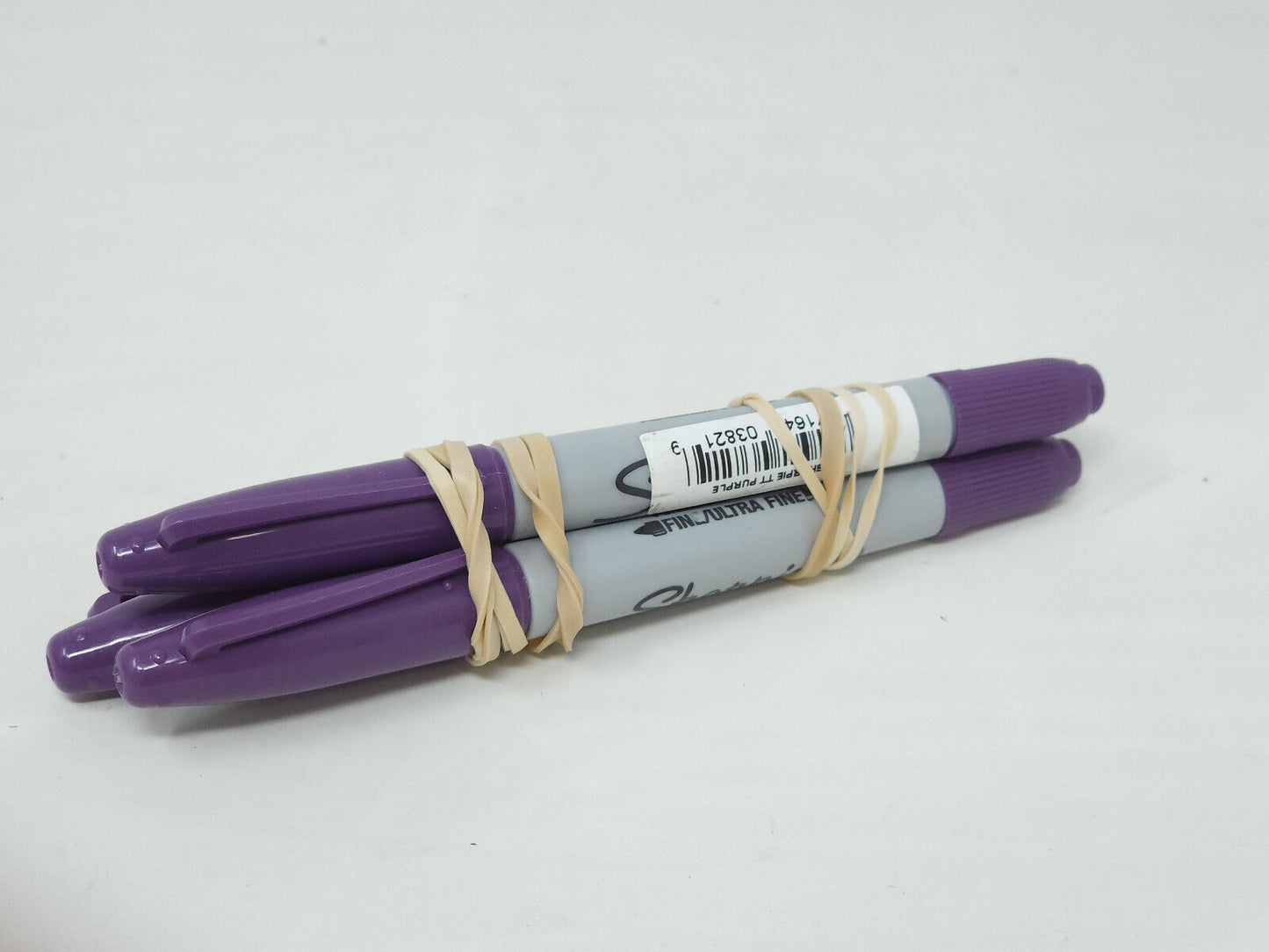 3x Sharpie TwinTip Fine & Ultra Fine Pt Purple Permanent  Markers 1972247 - New