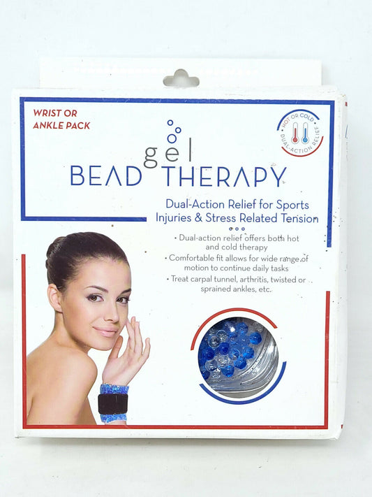 Bead Gel Therapy Hot Cold Sports Injury Relief Ankle Wrist Wrap Dual Action