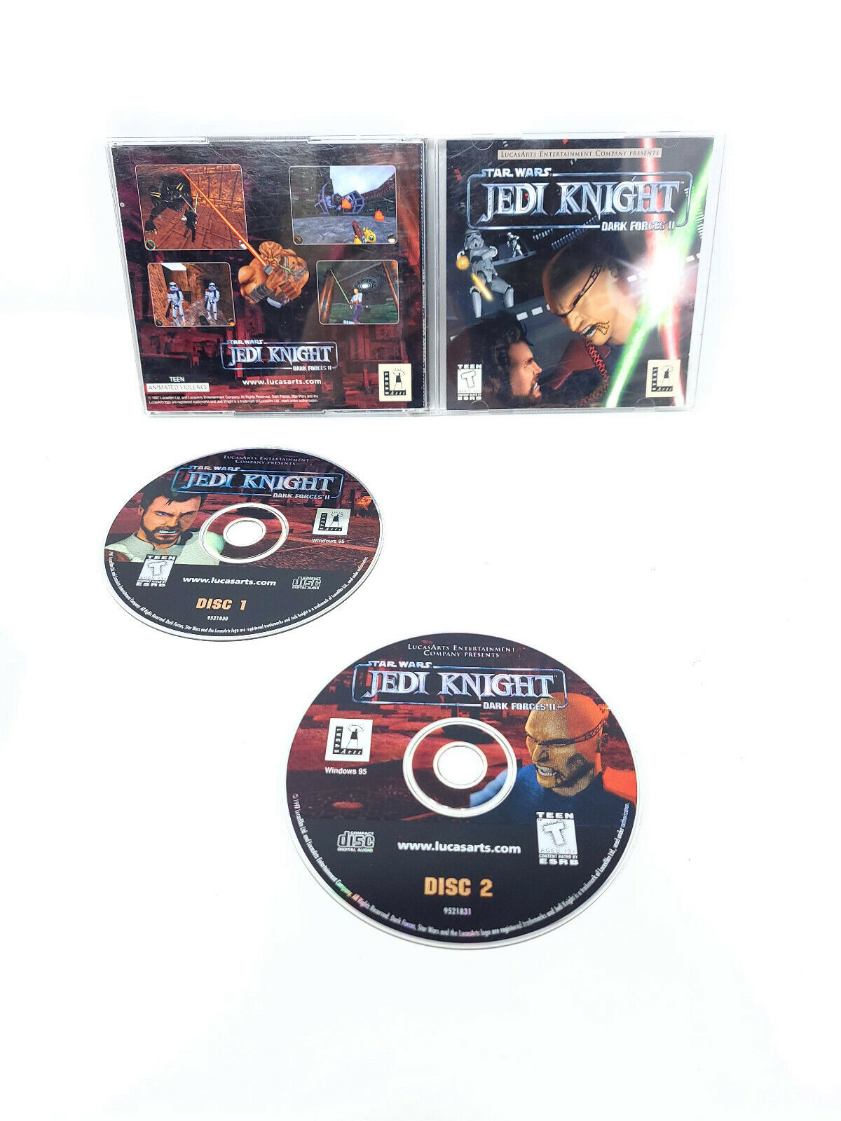 1997 Star Wars: Jedi Knight -- Dark Forces II  2 Disc Set (1997) - READ