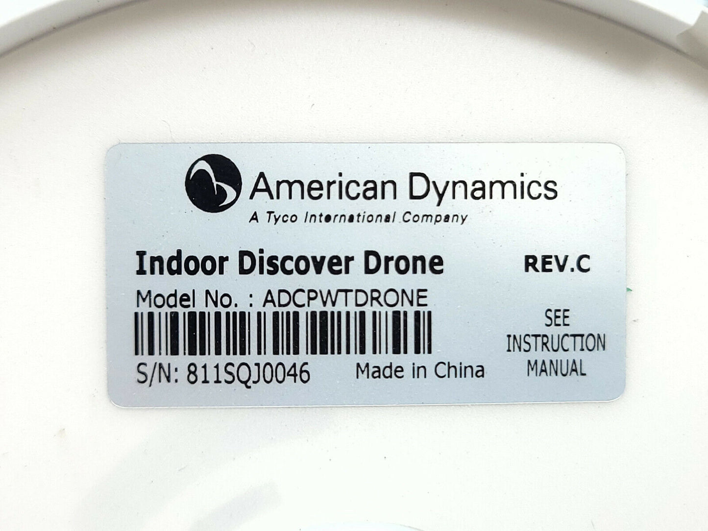 4x American Dynamics In/Outdoor Discover Drone No Camera Or Lens Dark Tint White