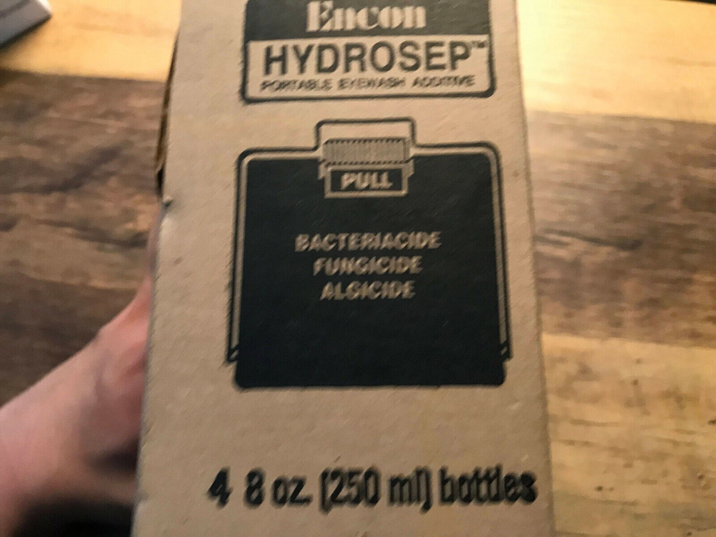 Encon Hydrosep Portable Water Additive 4.8oz Bottles (Box of 4) - NEW
