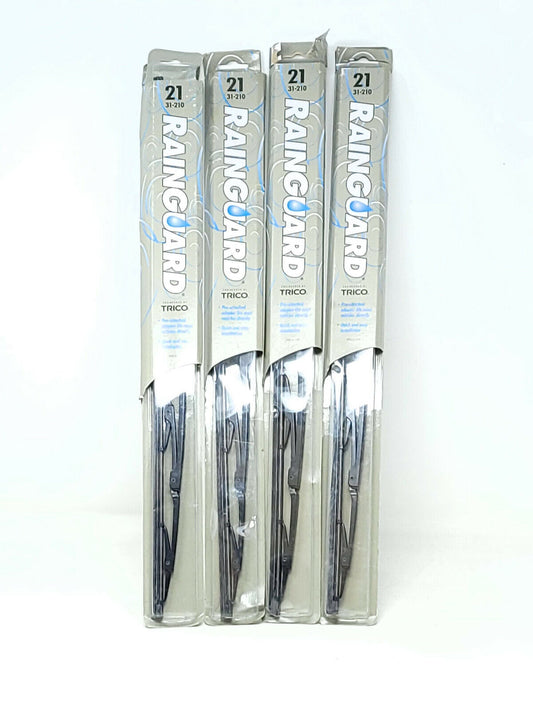 4x 21"  TRICO Rainguard Beam Blade Windshield Wiper Blades All Weather - 31-210