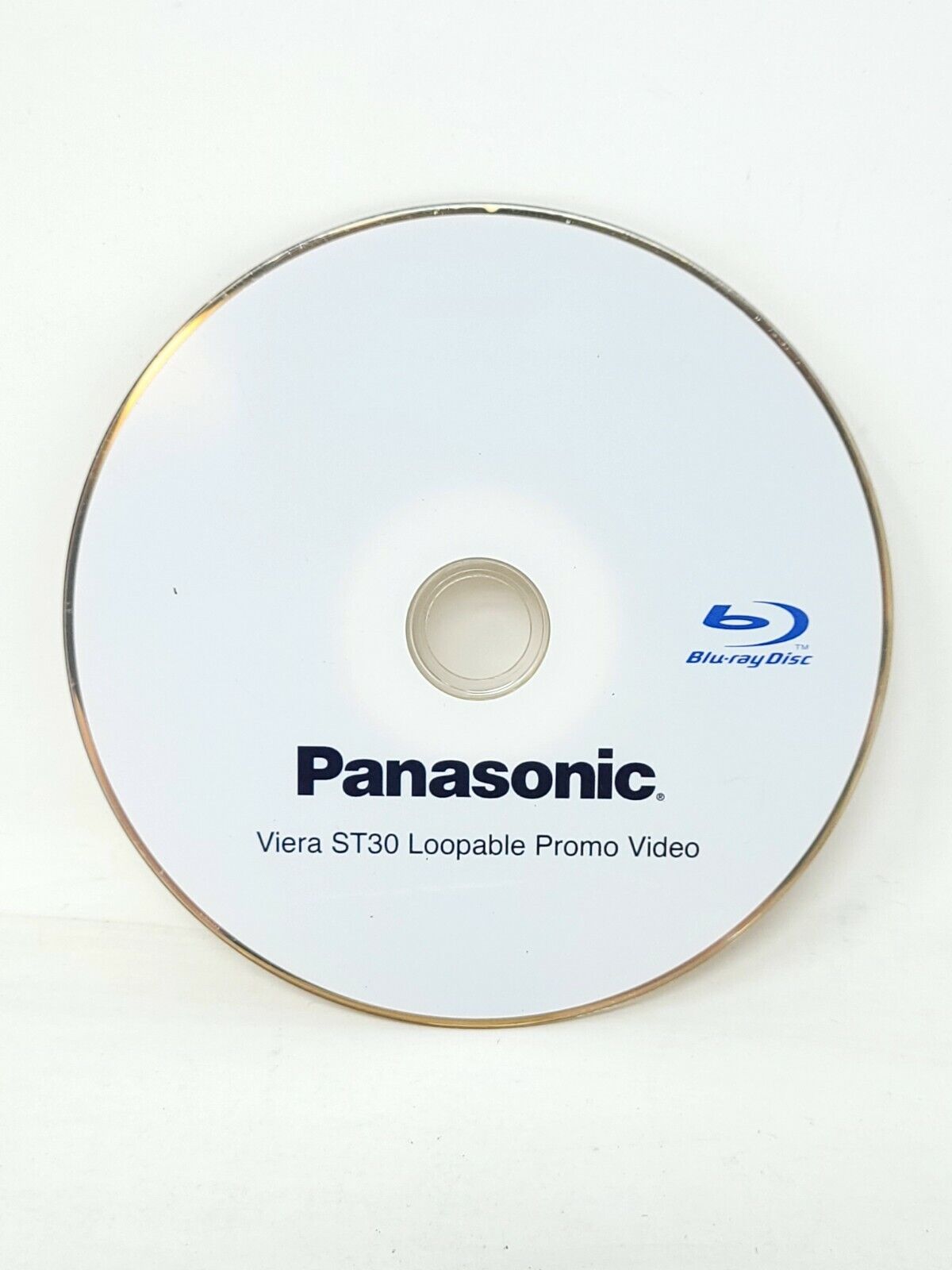 Panasonic Blu-Ray Viera ST30 Loopable Promo Video - Demo Disc - Loose Disc