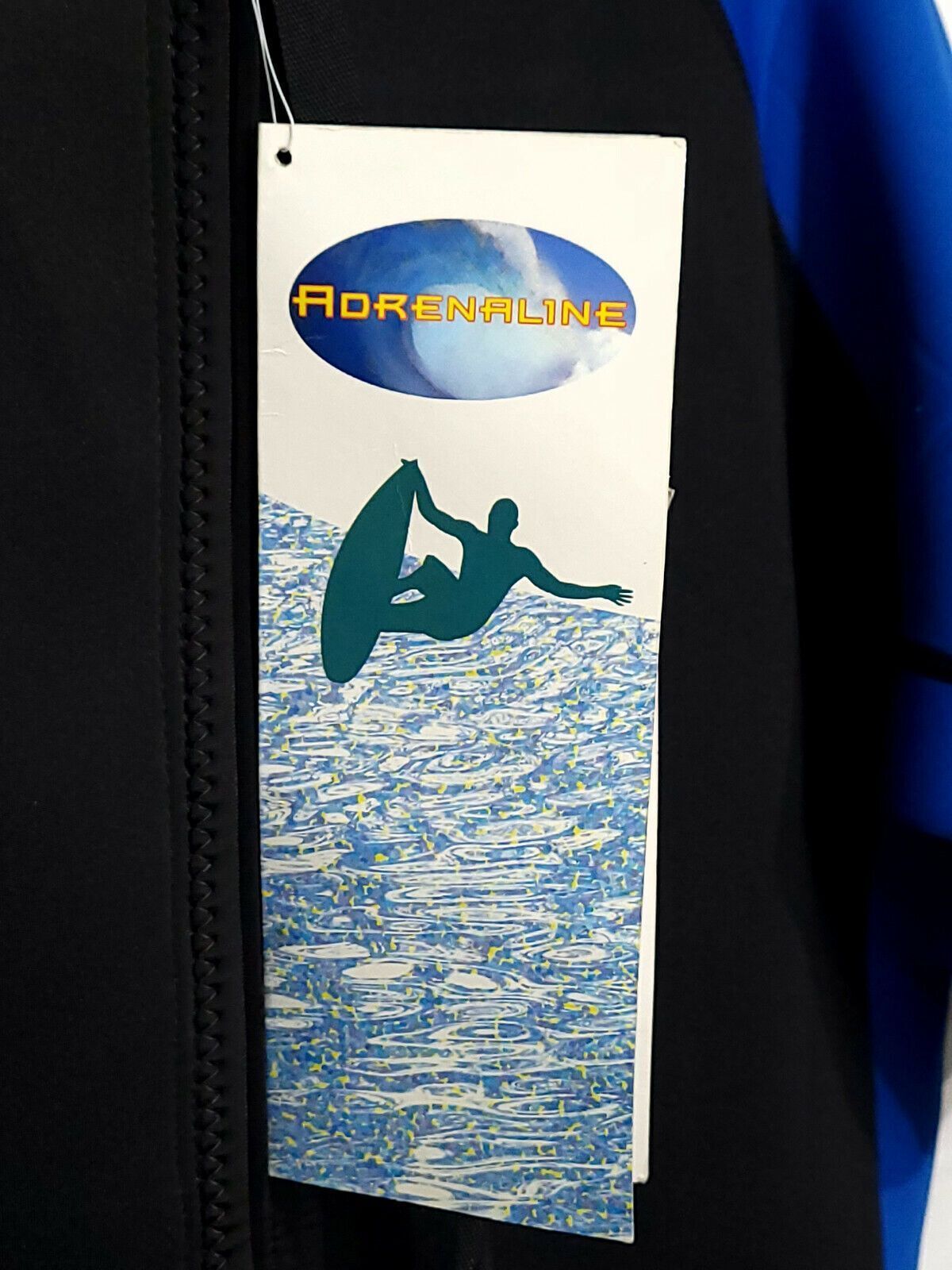 Adrenaline Wetsuit Surfing Suit XXL Black And Blue Mens - NEW with Tags