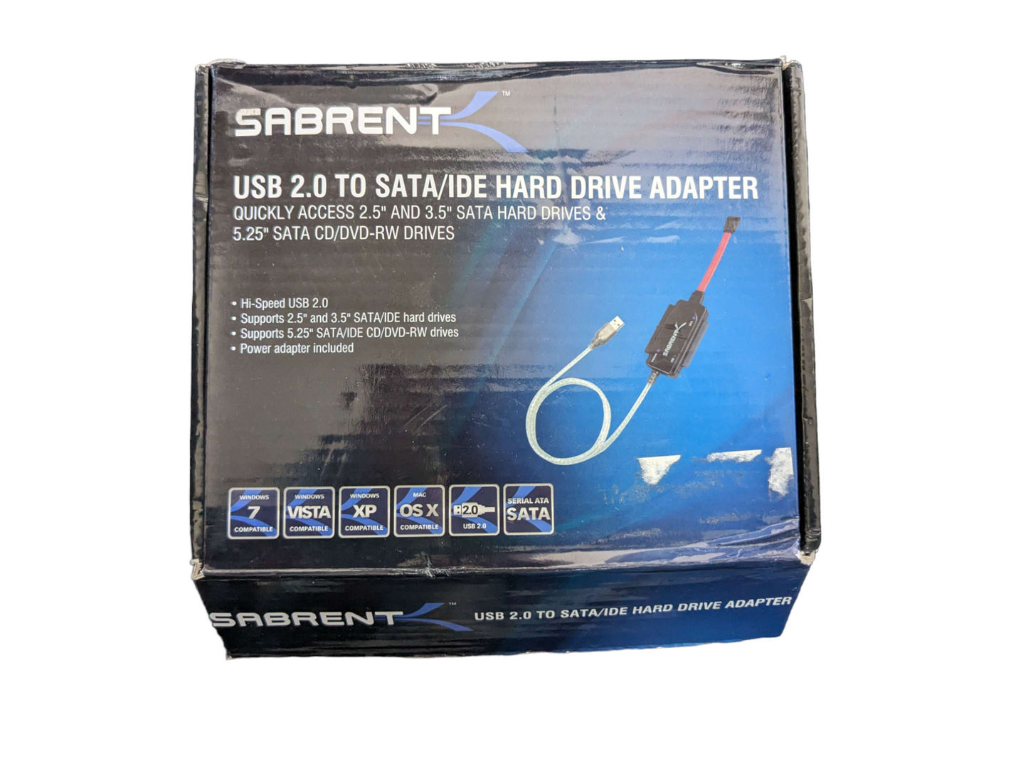 Sabrent USB 2.0 to SATA/IDE Hard Drive Adapter - Used/Missing Parts  Check pictu