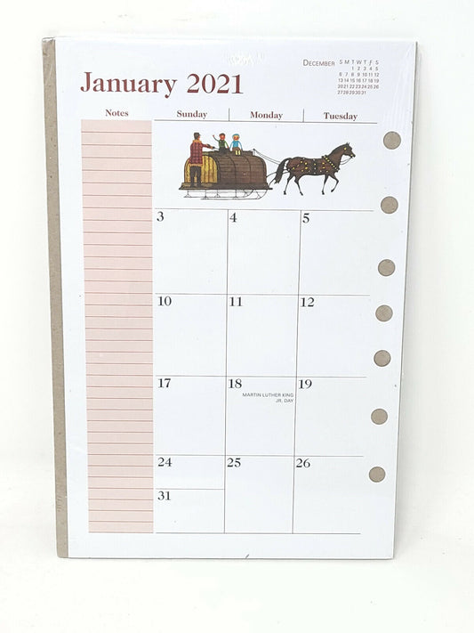 2021 Monthly Planner Refill by AT-A-GLANCE,  CW81-685  5-1/2" x 8-1/2" size 4