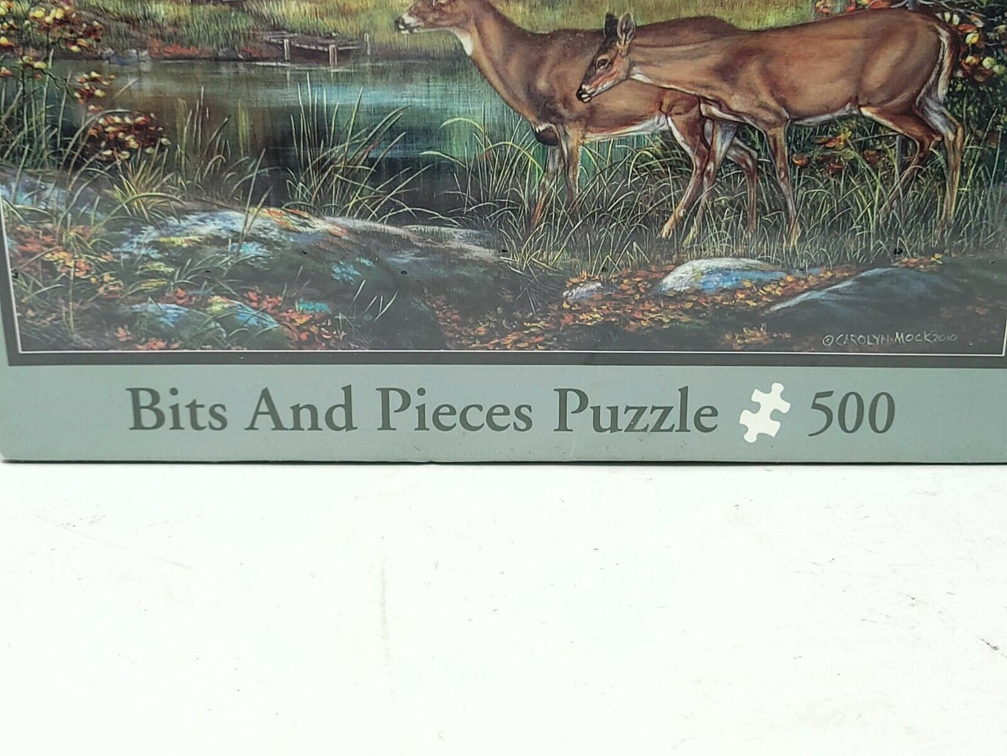 Carolyn Mock - Twilight Sighting 500 Piece Puzzle New - Bits and Pieces - Deer