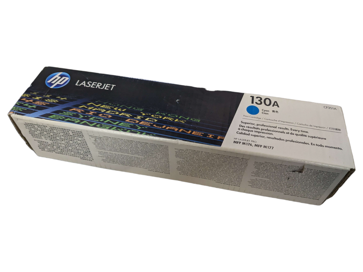 HP 130A Cyan Toner Cartridge (CF351A) – Compatible with HP Color LaserJet Pro Mv