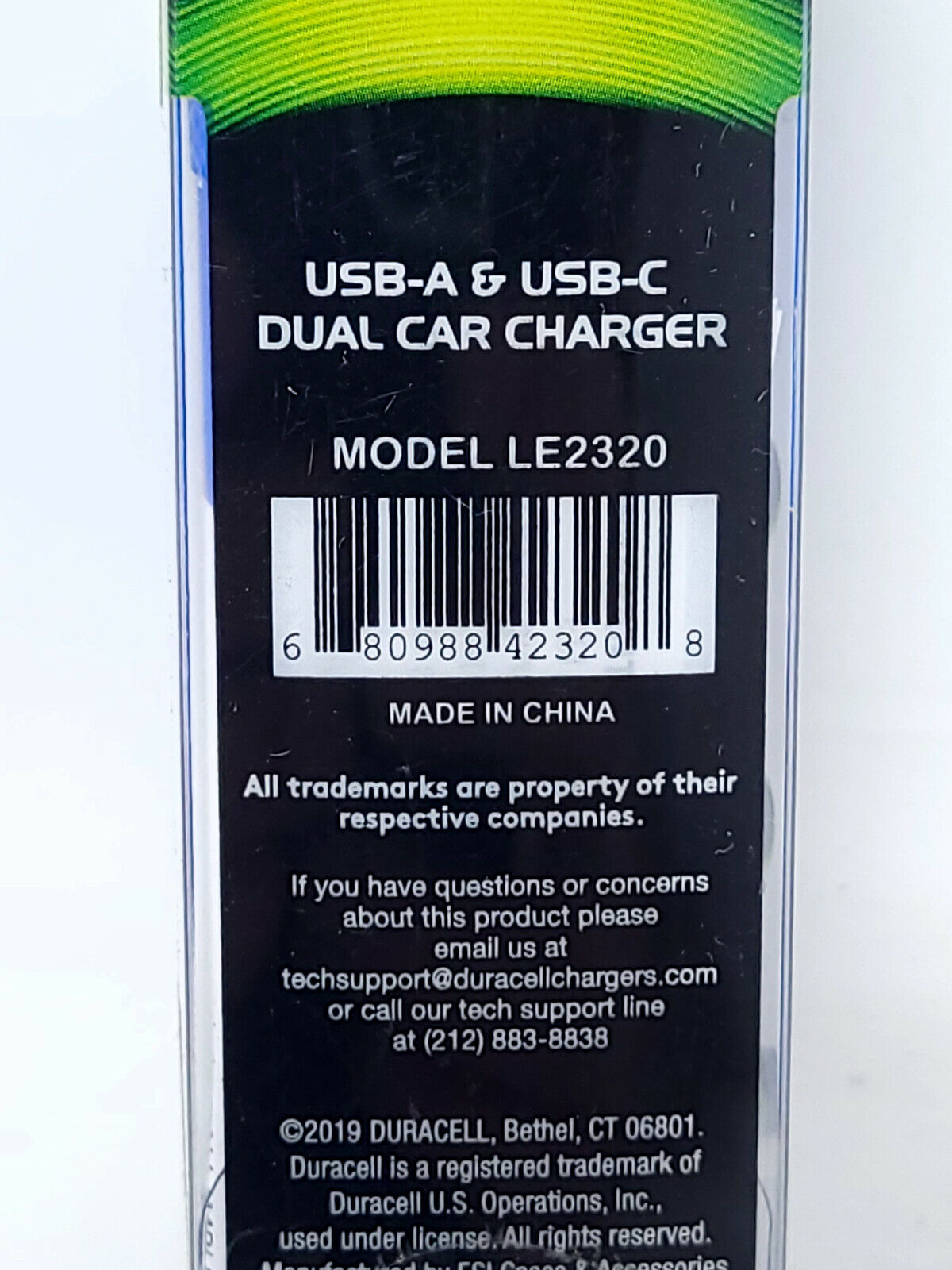 Lot of 55x Duracell USB Car Charger Power Adapter For Cell Phone IPhone Tablet