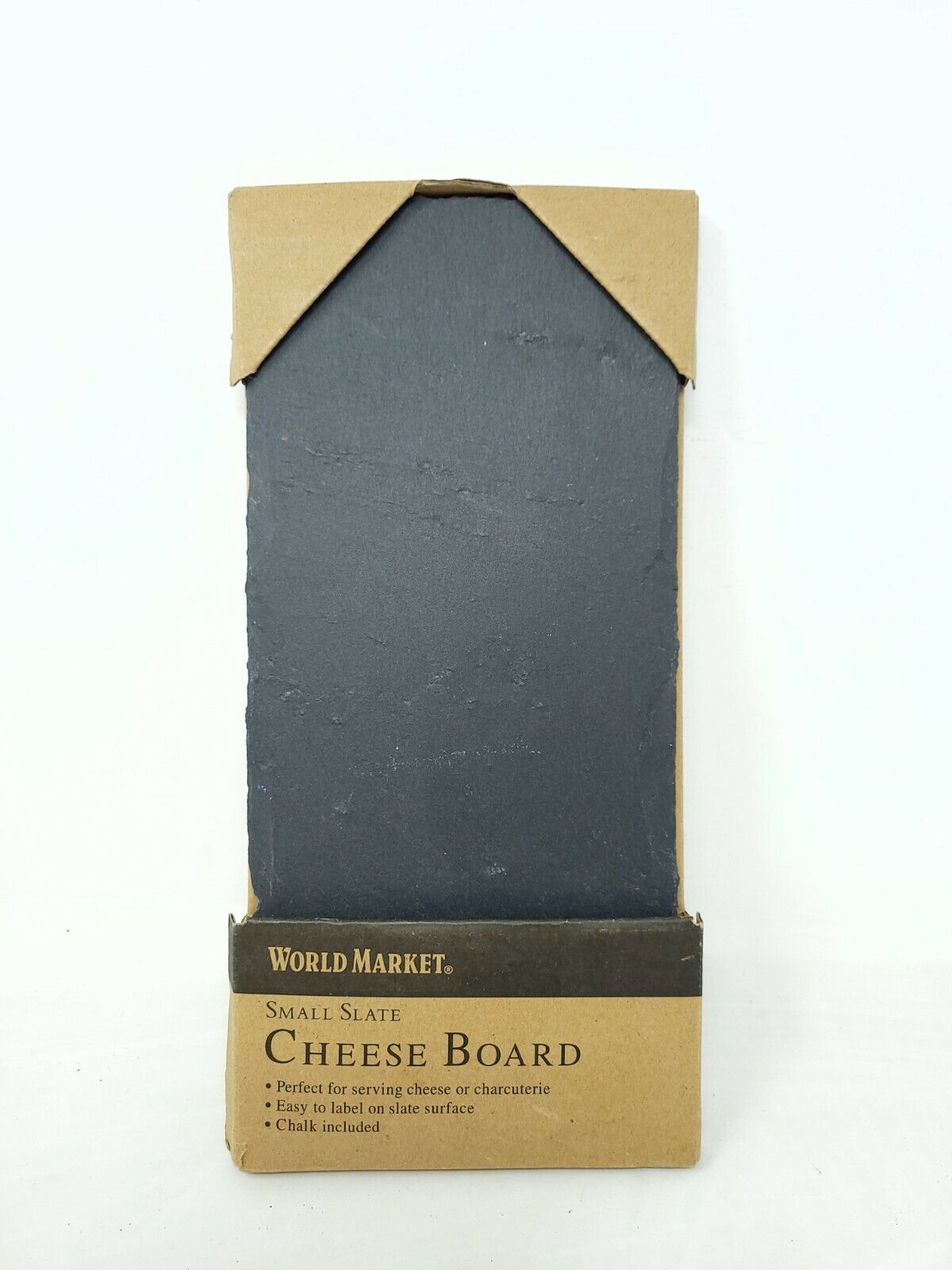 World Market Small Slate 5.5"x12" Cheese Board - Brand New