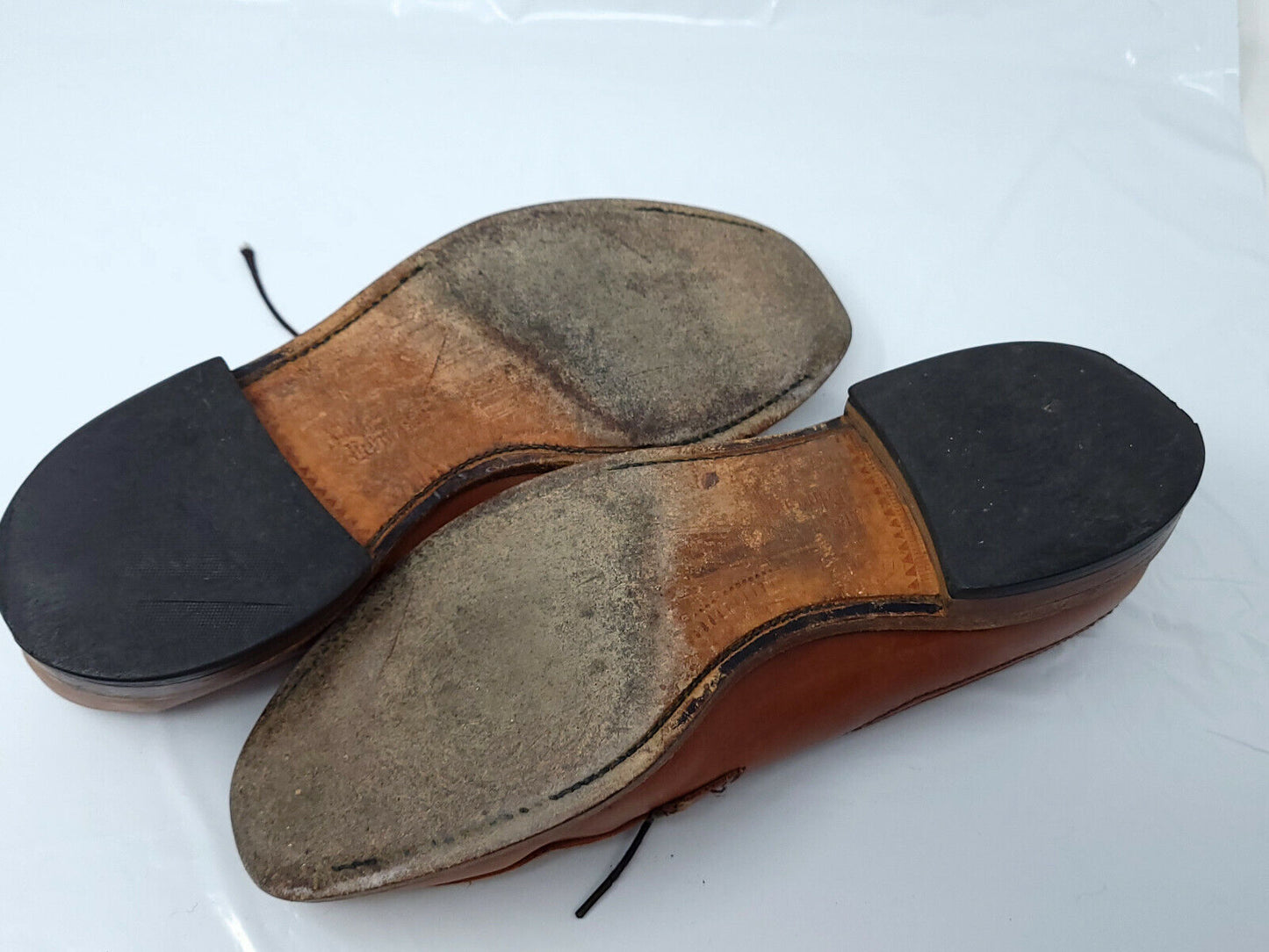 Allen Edmonds Men's Brown Split Toe Oxfords Shoes Sz 8 - D 0245 - Pre-owned