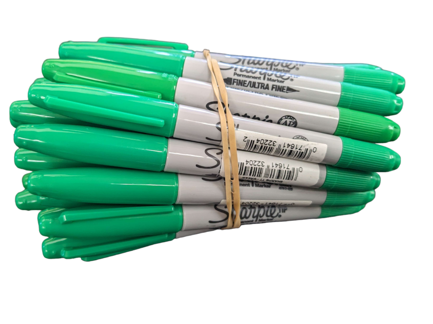 29x lot of Sharpie Twin Tip Green TT