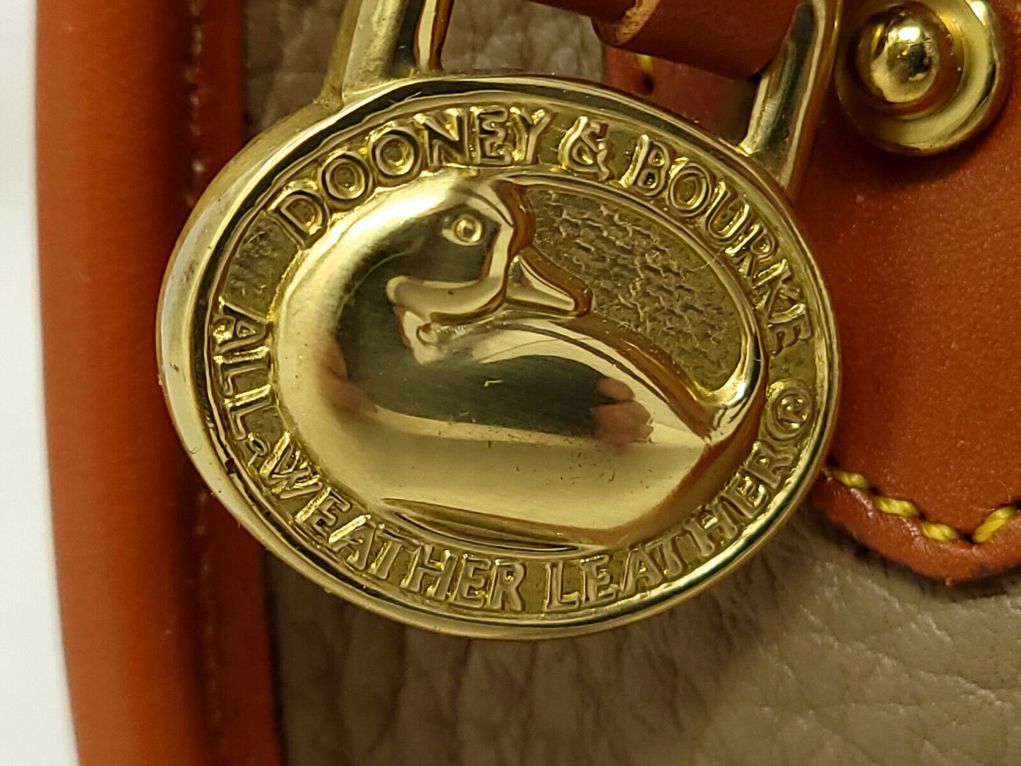 Genuine - Dooney & Bourke Purse - Taupe Leather - New With Tags - NWT - Harris