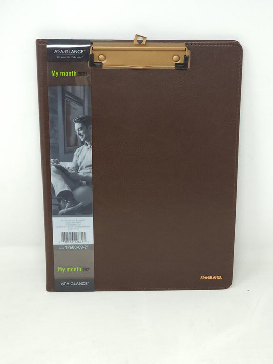AT-A-GLANCE Signature Collection Clipboard Planner - 8" x 11" - NO INSERTS - NEW