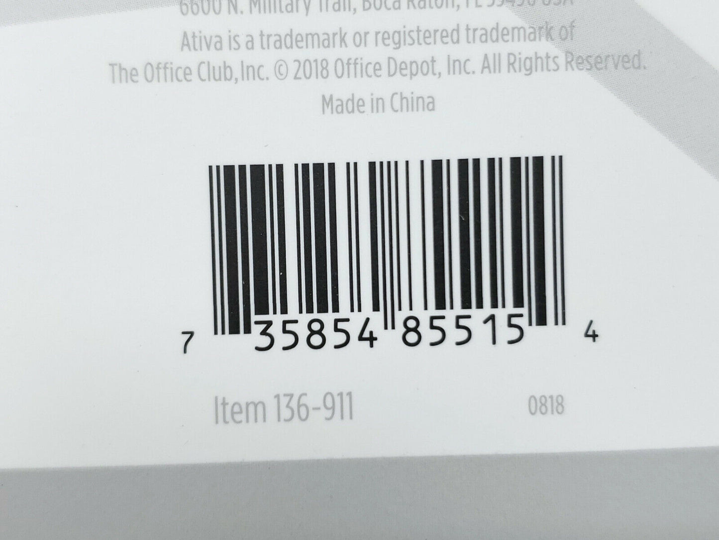 ATIVA USB-C to Ethernet Adapter - Item Number 136-911 - New in Box