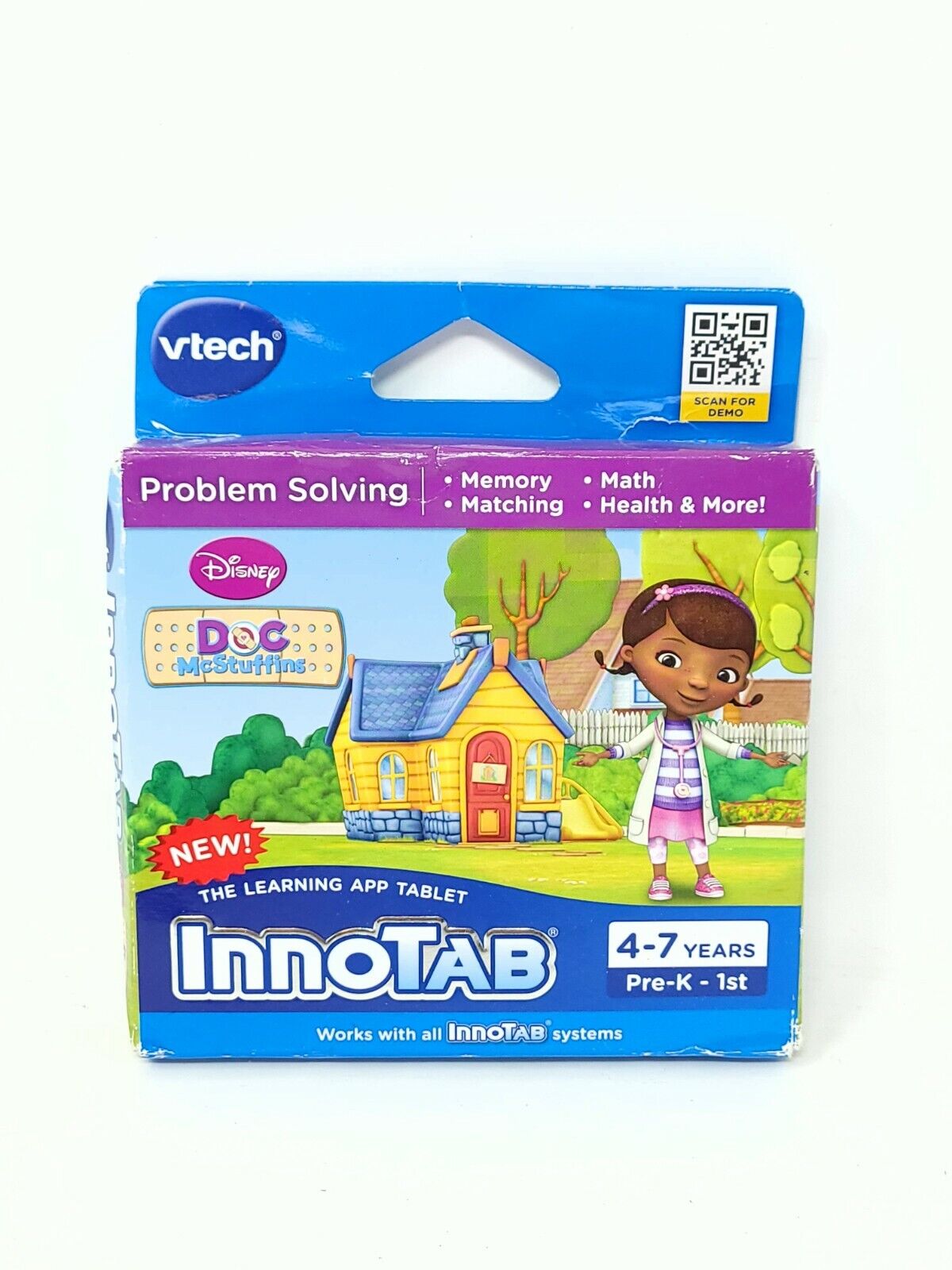 Vtech InnoTab Disney Junior Doc McStuffins Problem Solving Game Cartridge 4-7yrs