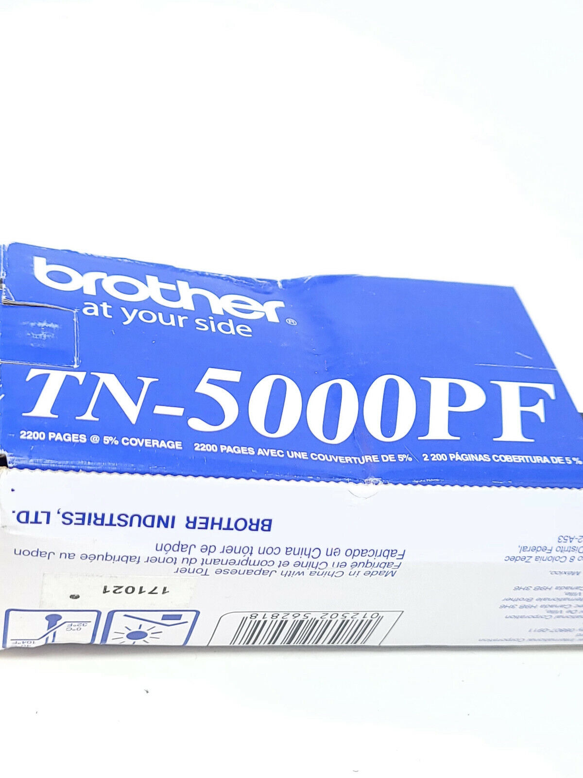 Genuine Brother TN5000PF Toner MFC 4350 4450 4550 4650 6550 FAX 2750 3550 3650