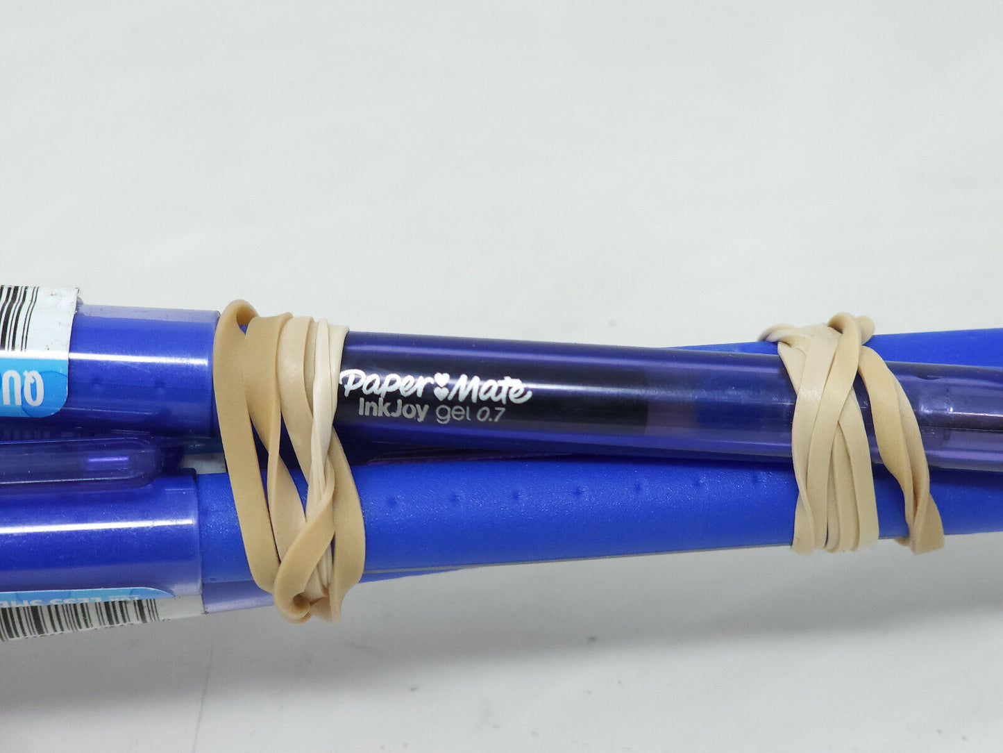 Papermate Inkjoy 0.7mm Cap Gel Pen 4x Pieces Blue Ink - NEW WITH TAGS